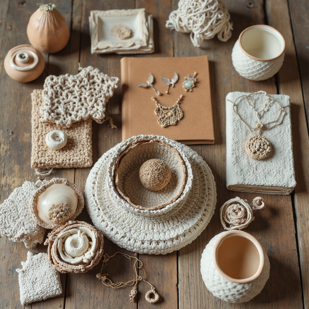 El Yapımı Seramik Vazo