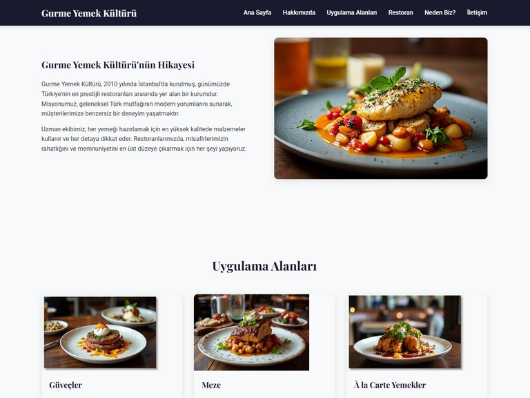 Restoran Web Sitesi